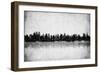 Grunge Image Of New York Skyline-javarman-Framed Premium Giclee Print