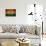 Grunge India Flag-darrenwhi-Stretched Canvas displayed on a wall