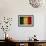 Grunge Italy Flag-darrenwhi-Framed Art Print displayed on a wall