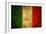 Grunge Italy Flag-darrenwhi-Framed Art Print