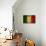 Grunge Italy Flag-darrenwhi-Stretched Canvas displayed on a wall