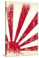 Grunge Japan Flag. An Old Japan Grunge Flag For You-TINTIN75-Stretched Canvas