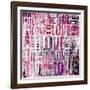 Grunge Love Square-Roseanne Jones-Framed Giclee Print