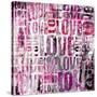 Grunge Love Square-Roseanne Jones-Stretched Canvas