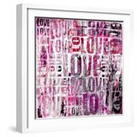 Grunge Love Square-Roseanne Jones-Framed Giclee Print