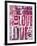 Grunge Love-Roseanne Jones-Framed Giclee Print