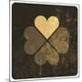 Grunge Lucky Clover Leaf-pashabo-Mounted Art Print