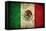 Grunge Mexican Flag-Graphic Design Resources-Framed Stretched Canvas