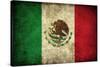 Grunge Mexican Flag-Graphic Design Resources-Stretched Canvas