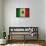 Grunge Mexican Flag-Graphic Design Resources-Art Print displayed on a wall