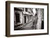 Grunge Monochromatic Image of a Decaying Buildings in Old Havana-Kamira-Framed Photographic Print