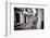 Grunge Monochromatic Image of a Decaying Buildings in Old Havana-Kamira-Framed Photographic Print