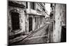 Grunge Monochromatic Image of a Decaying Buildings in Old Havana-Kamira-Mounted Photographic Print