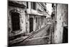 Grunge Monochromatic Image of a Decaying Buildings in Old Havana-Kamira-Mounted Photographic Print