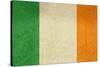 Grunge Officall Flag Of The Irish Tricolor, Republic Of Ireland-Speedfighter-Stretched Canvas