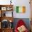 Grunge Officall Flag Of The Irish Tricolor, Republic Of Ireland-Speedfighter-Art Print displayed on a wall