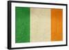 Grunge Officall Flag Of The Irish Tricolor, Republic Of Ireland-Speedfighter-Framed Art Print