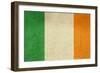 Grunge Officall Flag Of The Irish Tricolor, Republic Of Ireland-Speedfighter-Framed Art Print