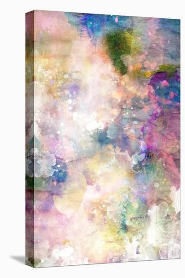 Grunge Painting Background, Colorful Illustration-run4it-Stretched Canvas