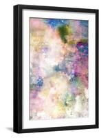 Grunge Painting Background, Colorful Illustration-run4it-Framed Art Print