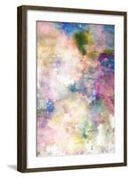 Grunge Painting Background, Colorful Illustration-run4it-Framed Art Print