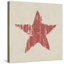 Grunge Red Star-pashabo-Stretched Canvas