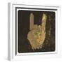 Grunge "Rock On" Gesture-pashabo-Framed Art Print