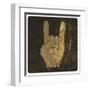 Grunge "Rock On" Gesture-pashabo-Framed Art Print