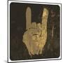 Grunge "Rock On" Gesture-pashabo-Mounted Art Print