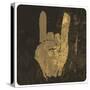 Grunge "Rock On" Gesture-pashabo-Stretched Canvas