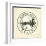 Grunge Rubber Stamp with Barcelona, Spain - Vector Illustration-ojal02-Framed Art Print