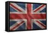 Grunge Rugged Uk Flag-Hannuviitanen-Framed Stretched Canvas