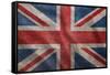 Grunge Rugged Uk Flag-Hannuviitanen-Framed Stretched Canvas