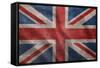 Grunge Rugged Uk Flag-Hannuviitanen-Framed Stretched Canvas