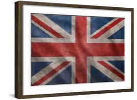 Grunge Rugged Uk Flag-Hannuviitanen-Framed Art Print