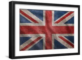 Grunge Rugged Uk Flag-Hannuviitanen-Framed Art Print