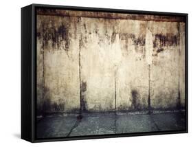 Grunge, Rusty Concrete Wall and Concrete Floor. Grunge Background-Michal Bednarek-Framed Stretched Canvas