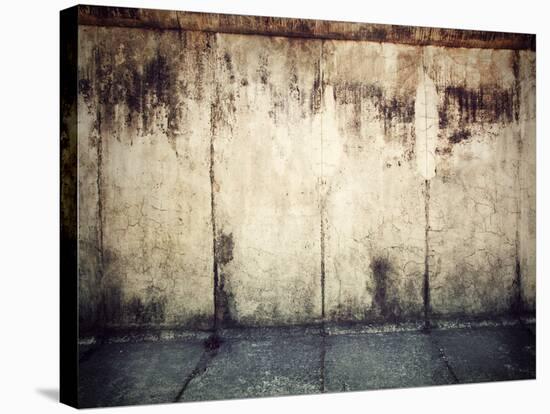 Grunge, Rusty Concrete Wall and Concrete Floor. Grunge Background-Michal Bednarek-Stretched Canvas