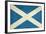 Grunge Scottish Flag Illustration, Isolated On White Background-Speedfighter-Framed Art Print