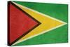 Grunge Sovereign State Flag Of Country Of Guyana In Official Colors-Speedfighter-Stretched Canvas