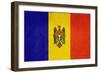 Grunge Sovereign State Flag Of Country Of Moldova In Official Colors-Speedfighter-Framed Premium Giclee Print