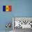 Grunge Sovereign State Flag Of Country Of Moldova In Official Colors-Speedfighter-Art Print displayed on a wall