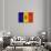 Grunge Sovereign State Flag Of Country Of Moldova In Official Colors-Speedfighter-Art Print displayed on a wall