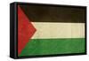 Grunge Sovereign State Flag Of Country Of Palestne In Official Colors-Speedfighter-Framed Stretched Canvas