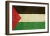 Grunge Sovereign State Flag Of Country Of Palestne In Official Colors-Speedfighter-Framed Art Print