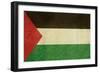 Grunge Sovereign State Flag Of Country Of Palestne In Official Colors-Speedfighter-Framed Art Print