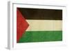 Grunge Sovereign State Flag Of Country Of Palestne In Official Colors-Speedfighter-Framed Art Print