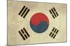 Grunge Sovereign State Flag Of Country Of South Korea In Official Colors-Speedfighter-Mounted Art Print