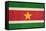 Grunge Sovereign State Flag Of Country Of Suriname In Official Colors-Speedfighter-Framed Stretched Canvas