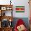 Grunge Sovereign State Flag Of Country Of Suriname In Official Colors-Speedfighter-Stretched Canvas displayed on a wall